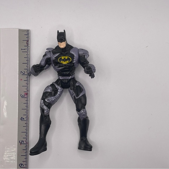 Batman Action Figure - Black and Gray DC Comics. I am Batman.  1996. Vintage. - Picture 6 of 7